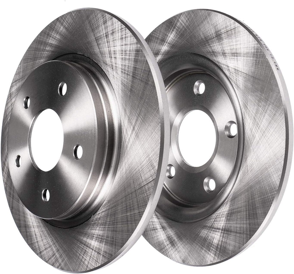 Detroit Axle - Brake Kit for 2015 2016 2017 2018 2019 2020 Ford Mustang, Disc Brake Rotors Ceramic Brakes Pads with Hardware Replacement : 12.60' inch Front and 12.60' inch Rear Rotors