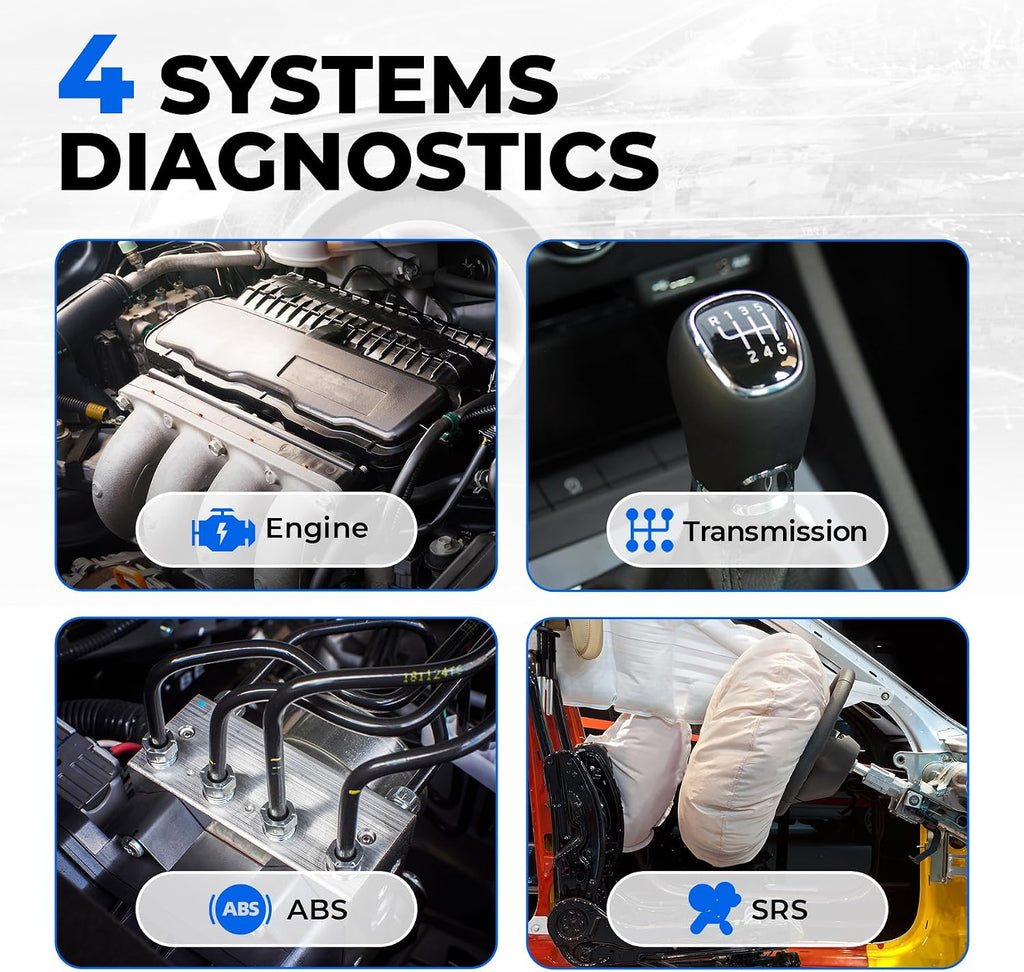 TOPDON AD500 OBD2 Scanner, Oil SAS Throttle TPMS BMS EPB Reset, Engine ABS SRS Transmission, Diagnostic Scan Tool, AutoVIN, Car Check Engine Code Reader with Battery Test, Lifetime Wi-Fi Free Update