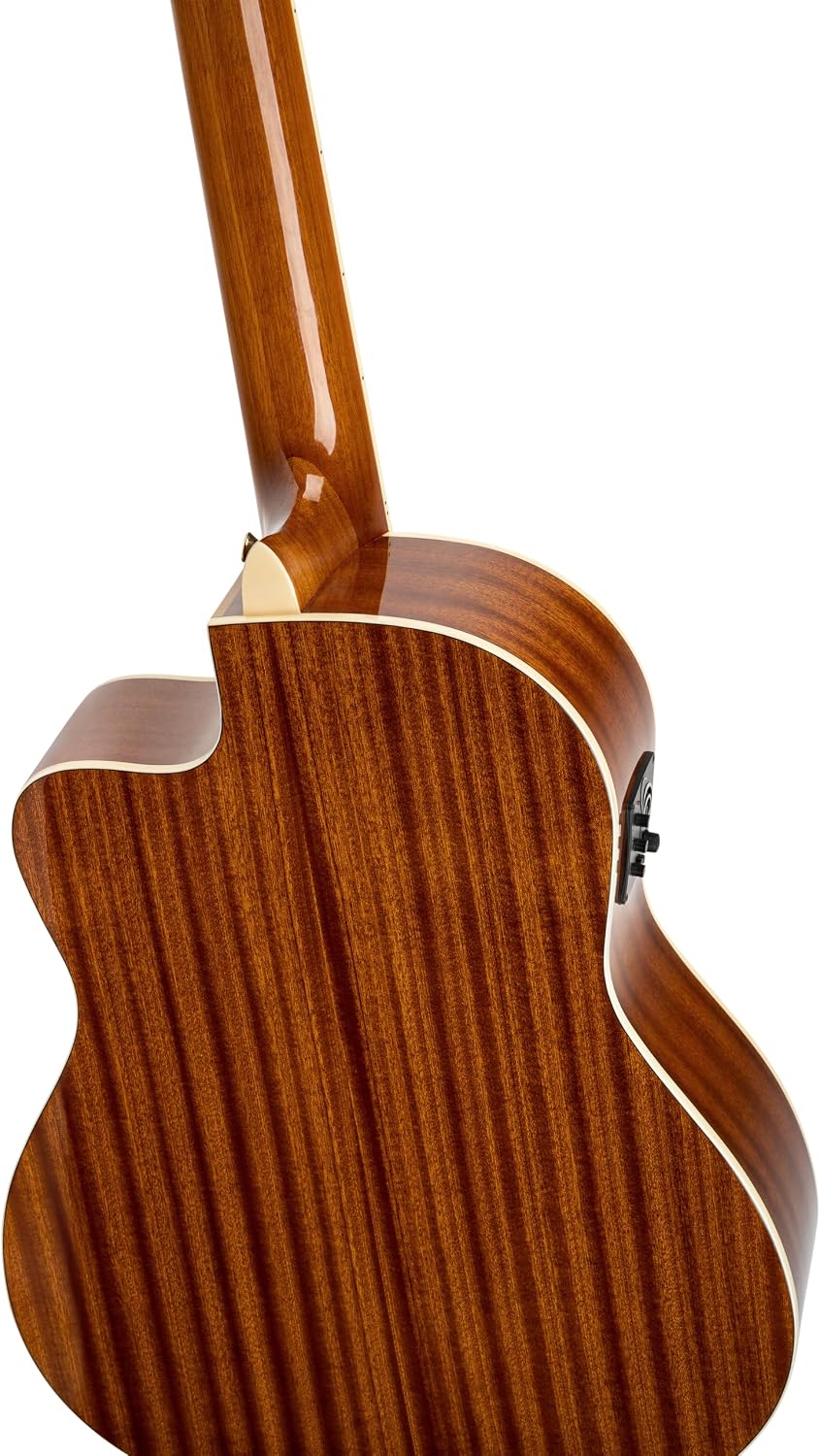 Ortega Guitars 6 String Family Series Pro Solid Top Acoustic-Electric Nylon Classical Guitar w/Bag, Right, Full (RCE141NT)