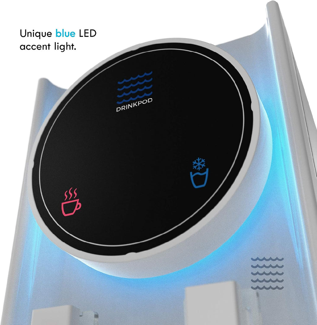 Bottleless Water Cooler Hot and Cold Water Dispenser for Offices & Homes (White)