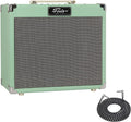 FOALS Electric Guitar Amp 20W (30W Peak), Dual-Channel Clean/Drive Combo Amplifier with Bluetooth, 8-Inch Speaker, 3 Band EQ, Headphone Output & AUX Input for Home Practice(Green)