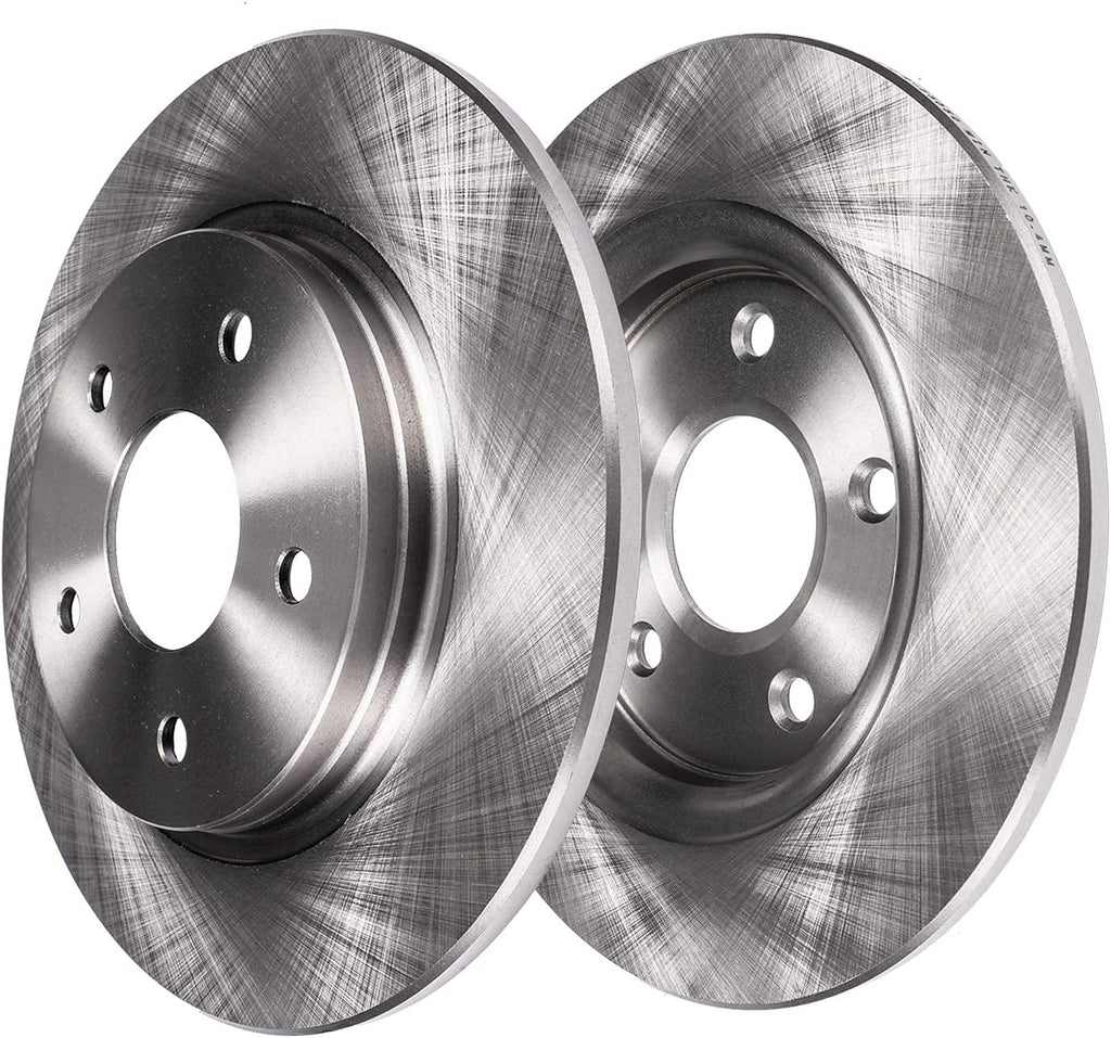 Detroit Axle - Brake Kit for 2019 Nissan Altima, Disc Brake Rotors Ceramic Brakes Pads with Hardware Replacement : 11.65' inch Front and 11.02' inch Solid Rear Rotor