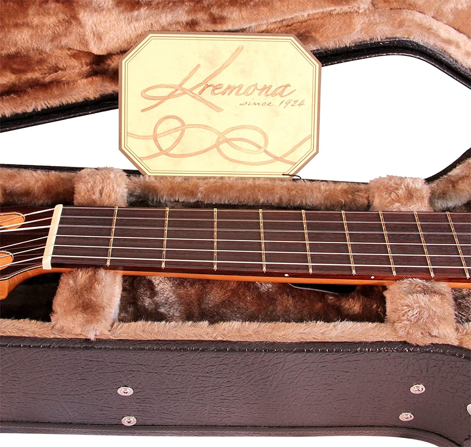 Kremona Sofia S63CW – Acoustic/Electric Nylon String Guitar – 48mm neck width – 630mm Scale Length – Handmade in Europe – Deluxe Hardshell Case Included