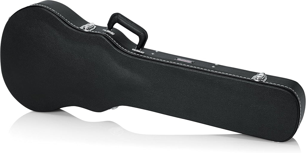 Gator Cases Deluxe Wood Hard-Shell Case for Les Paul Electric Guitars (GW-LPS)