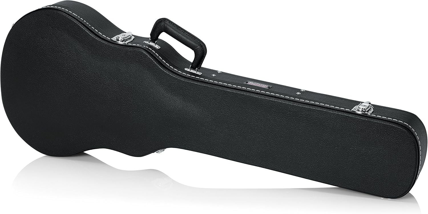 Gator Cases Deluxe Wood Hard-Shell Case for Les Paul Electric Guitars (GW-LPS)