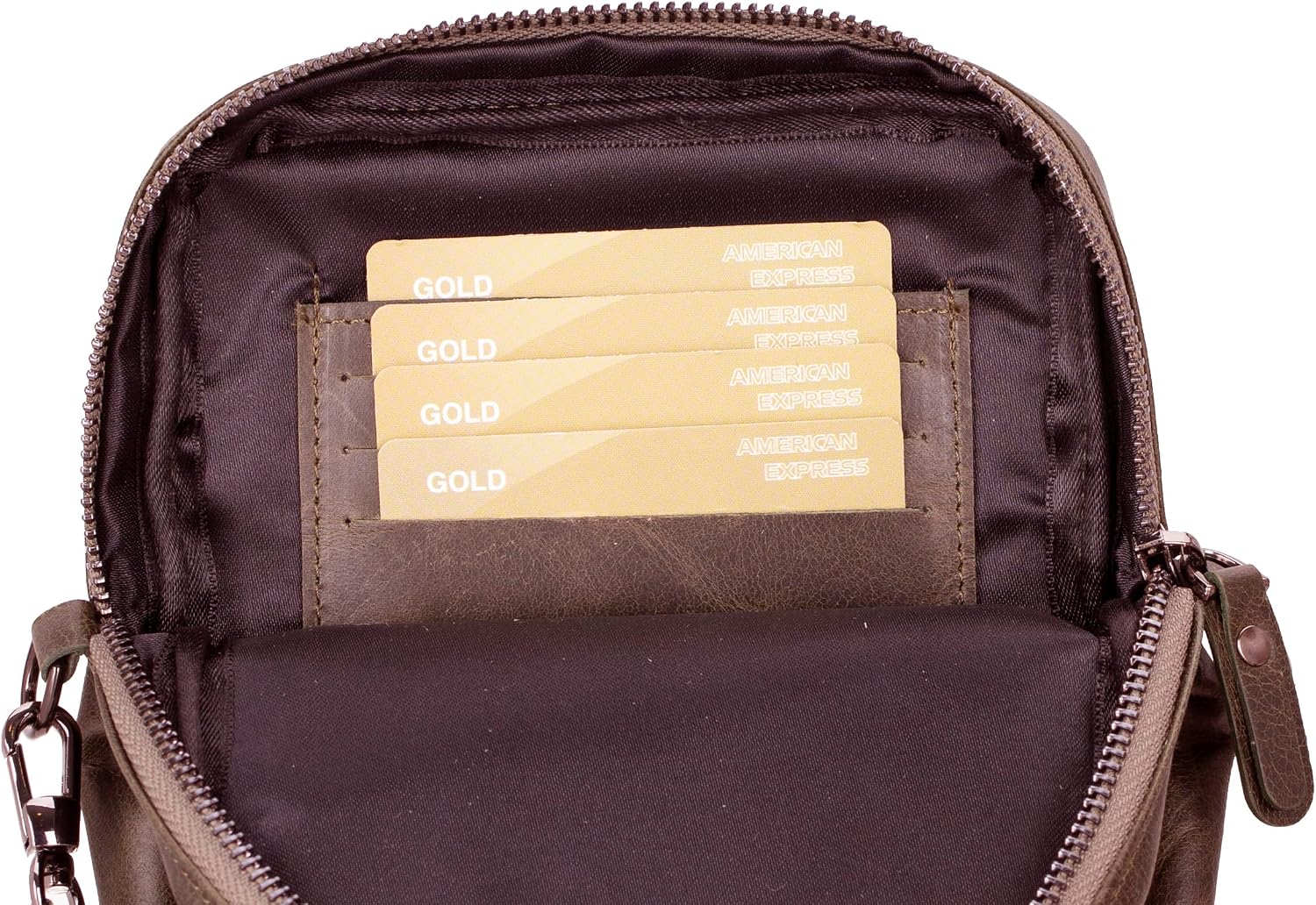 VENOULT Crossbody Leather Wallet for Man or Women fits iPhone 16 Pro MAX
