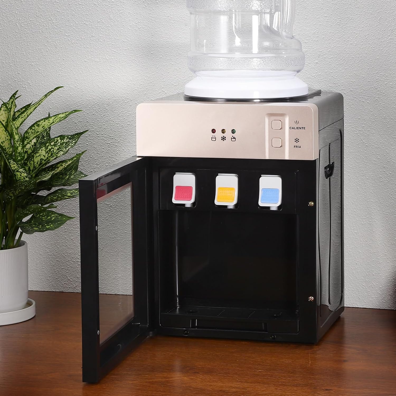 Angoily Multifunctional Countertop Water Dispenser Us Sleek Design for Home Use Hot Options Easy One-handed Removable Tray for Convenient Cleaning