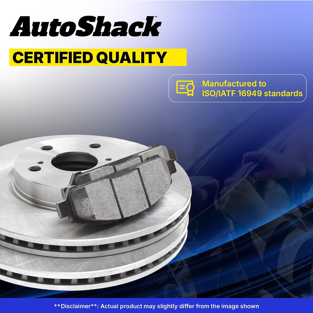 AutoShack Front & Rear Brake Rotors & Premium Pads for Subaru, Impreza 2012-2016, AWD H4 2.0L