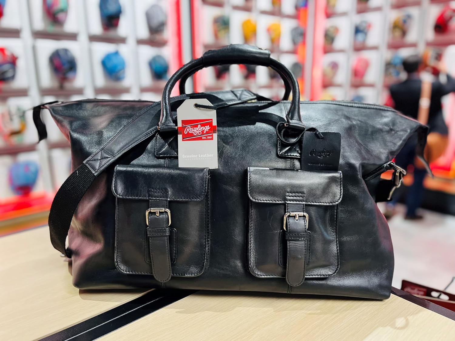 Rawlings | Leather Weekender Duffle Bag Collection | Genuine Leather | Multiple Styles & Colors