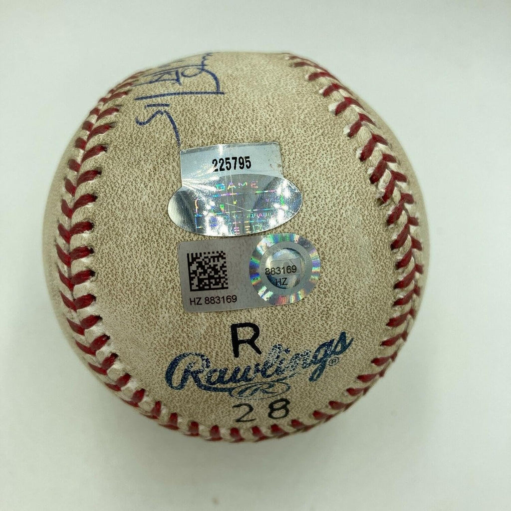 Incredible Alex Rodriguez 3,000 Hit Game Used Signed Inscribed Baseball Steiner - MLB Game Used Baseballs