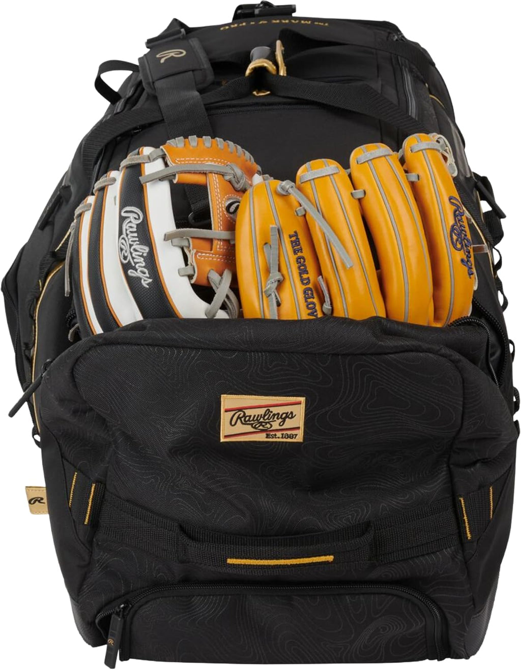 Rawlings | GOLD COLLECTION DUFFEL Equipment Bag | Baseball/Softball | Standard + XL Sizes