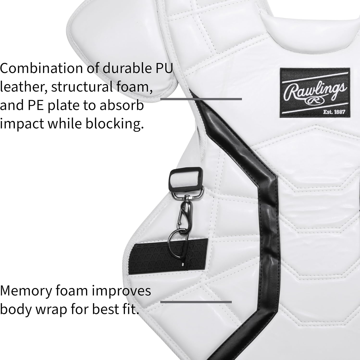 Rawlings | MACH PRO Series Catcher's Chest Protector | Adult & Intermediate Sizing | Multiple Colors