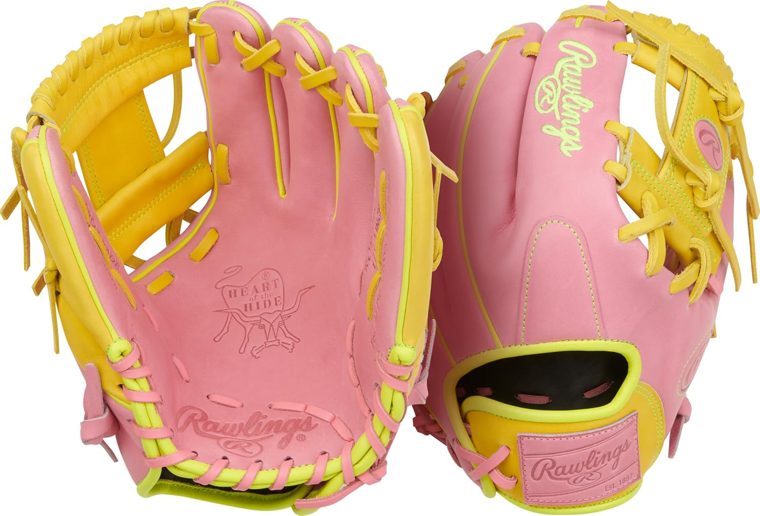 Rawlings | Heart of The Hide Baseball Glove | Youth Contour Fit Models | Advanced Break-in | Sizes 11.5' - 12.5' | Multiple Styles