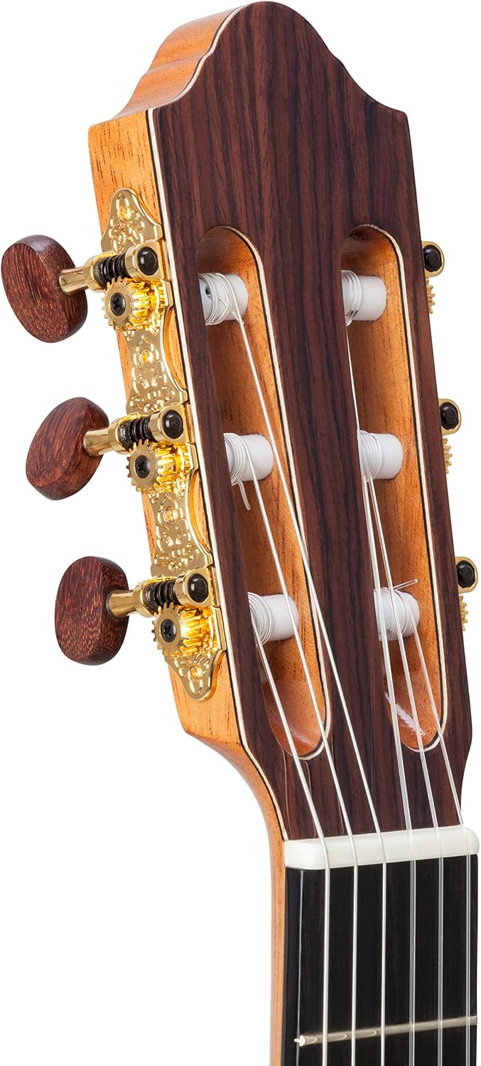 Kremona Fiesta F65CW-SB – Acoustic/Electric Nylon String Guitar – Handmade in Europe – Deluxe Hardshell Case Included