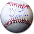 A.J. Ellis Signed Autographed 2013 Game Used Baseball Dodgers JSA S37994
