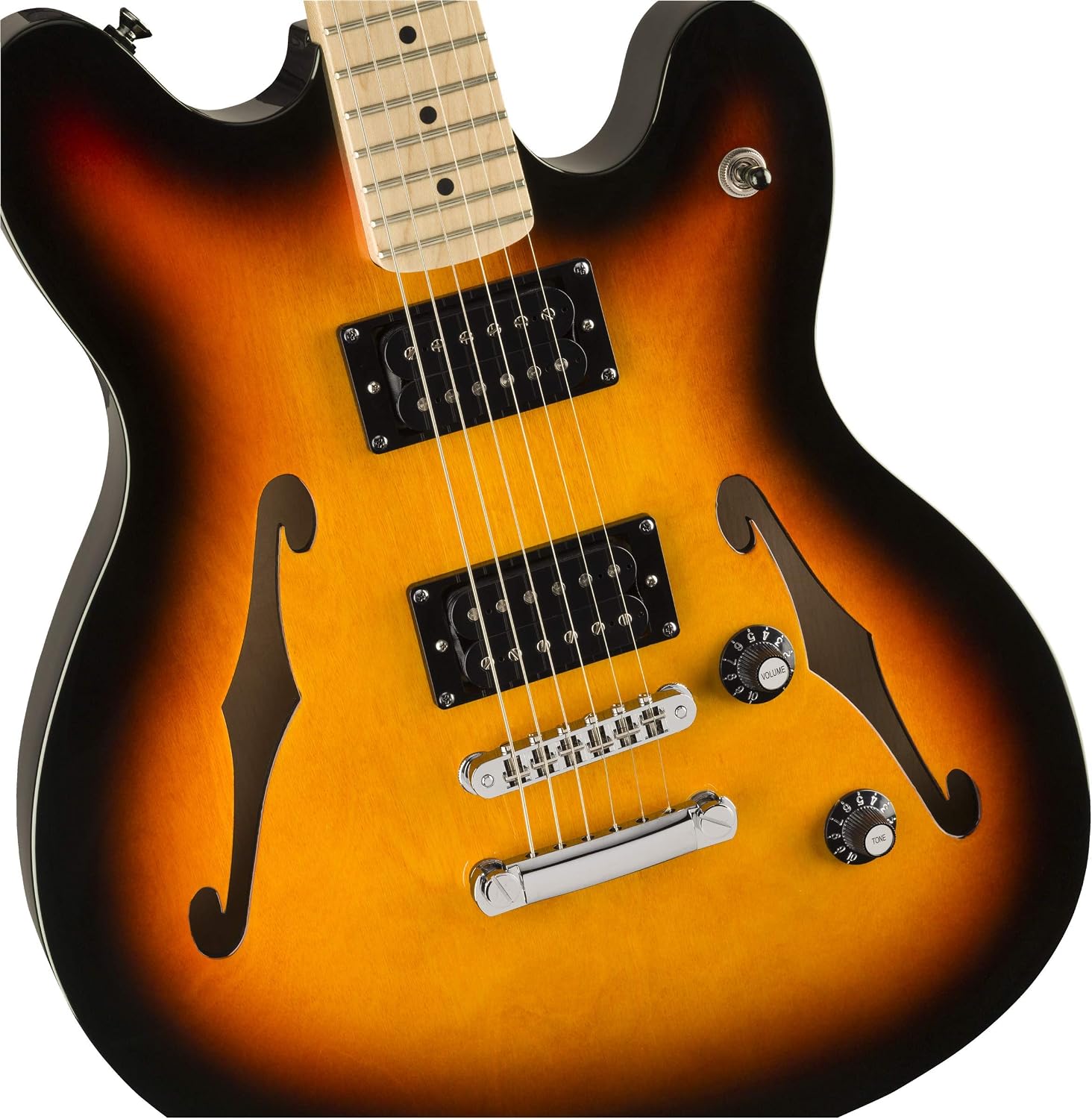 Fender Squier Affinity Series Starcaster Electric Guitar, 3-Color Sunburst