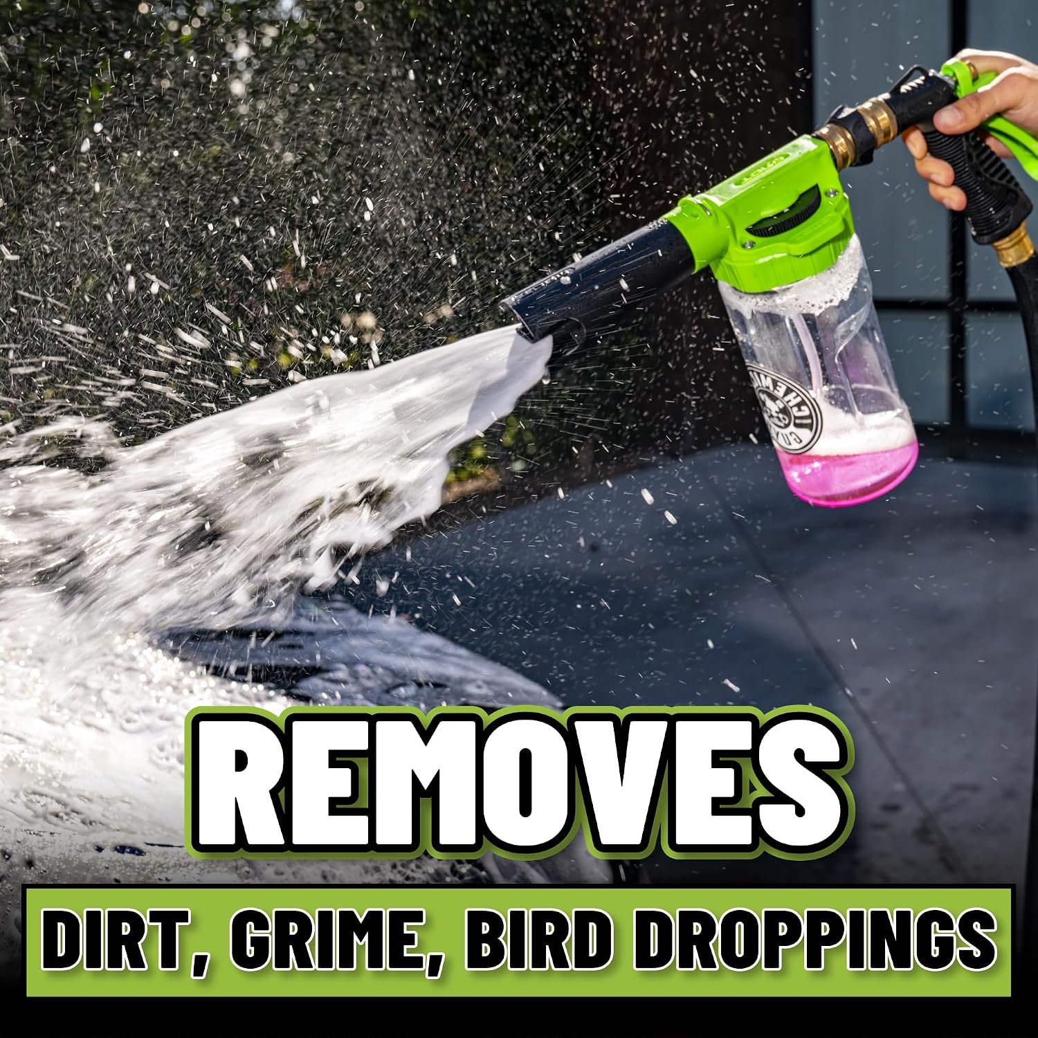 Chemical Guys TORQ Foam Blaster 6 - Foam Cannon Garden Hose Attachment,Easy to Use,Sprays Thick Suds for Safe Washing Trucks,SUVs,Motorcycles,RVs,and Other Vehicles,(Pack of 6)