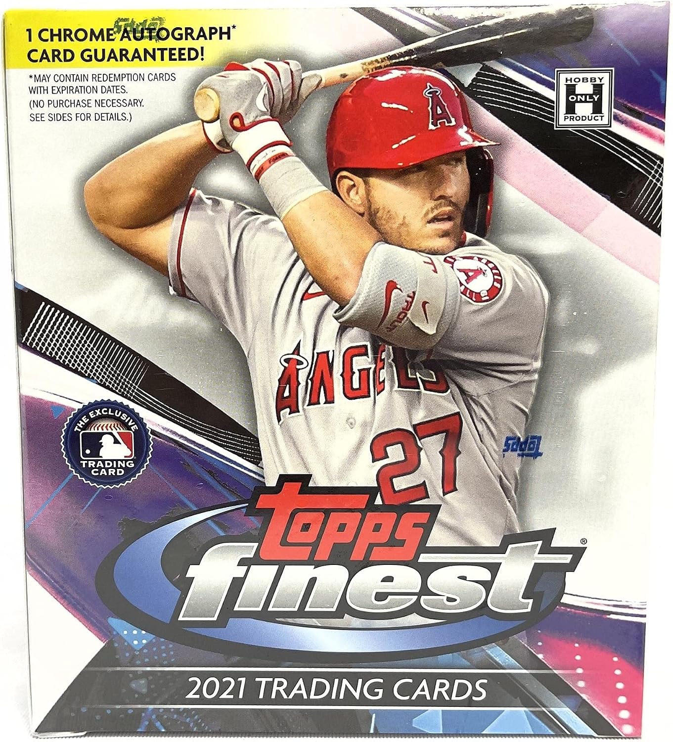 2021 Topps Finest MLB Baseball HOBBY box (12 pks/bx)