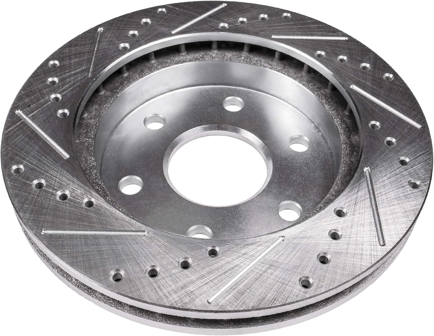 Detroit Axle - Brake Rotors for 2017 2018 2019 2020 2021 2022 2023 2024 Nissan TITAN Drilled and Slotted Disc Brake Rotors Replacement : 13.78' inch Front and 13.58' inch Rear Rotors