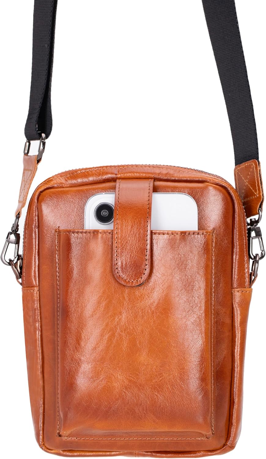 VENOULT Crossbody Leather Wallet for Man or Women fits iPhone 16 Pro MAX