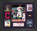 Corey Kluber Cleveland Indians Framed 5-Photo Collage with a Piece of Game-Used Baseball - MLB Player Plaques and Collages
