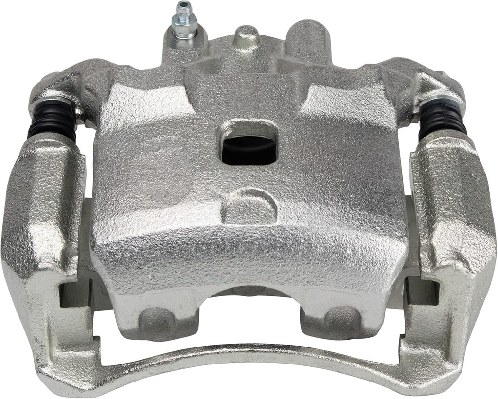 TRQ Front Brake Pad and Rotor Set Ceramic Vented Rotors Calipers Compatible with 2007-2008 Nissan Sentra