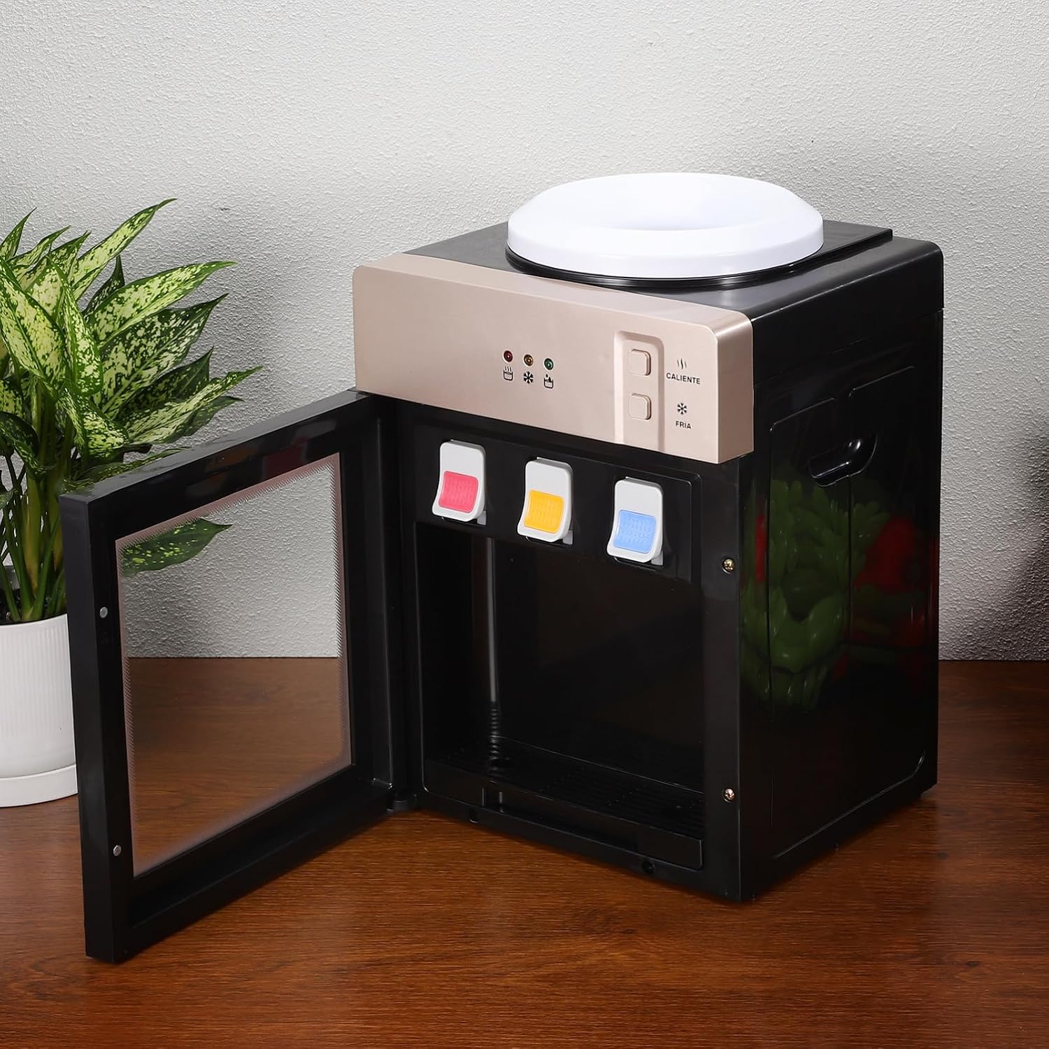 Angoily Multifunctional Countertop Water Dispenser Us Sleek Design for Home Use Hot Options Easy One-handed Removable Tray for Convenient Cleaning