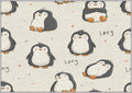 Penguin Rug 8x12 for Bedroom, Funny Cute Cartoon Animal Patterned Living Room Area Rug, Penguin Kids Boys Girls Room Decor, Washable Soft Thin Carpet with Non Slip Backing, 8 x 12 ft - Lu11442