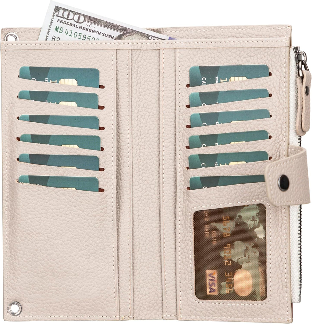 VENOULT Leather Crossbody Wallet for Women – for iPhone 16 Pro MAX