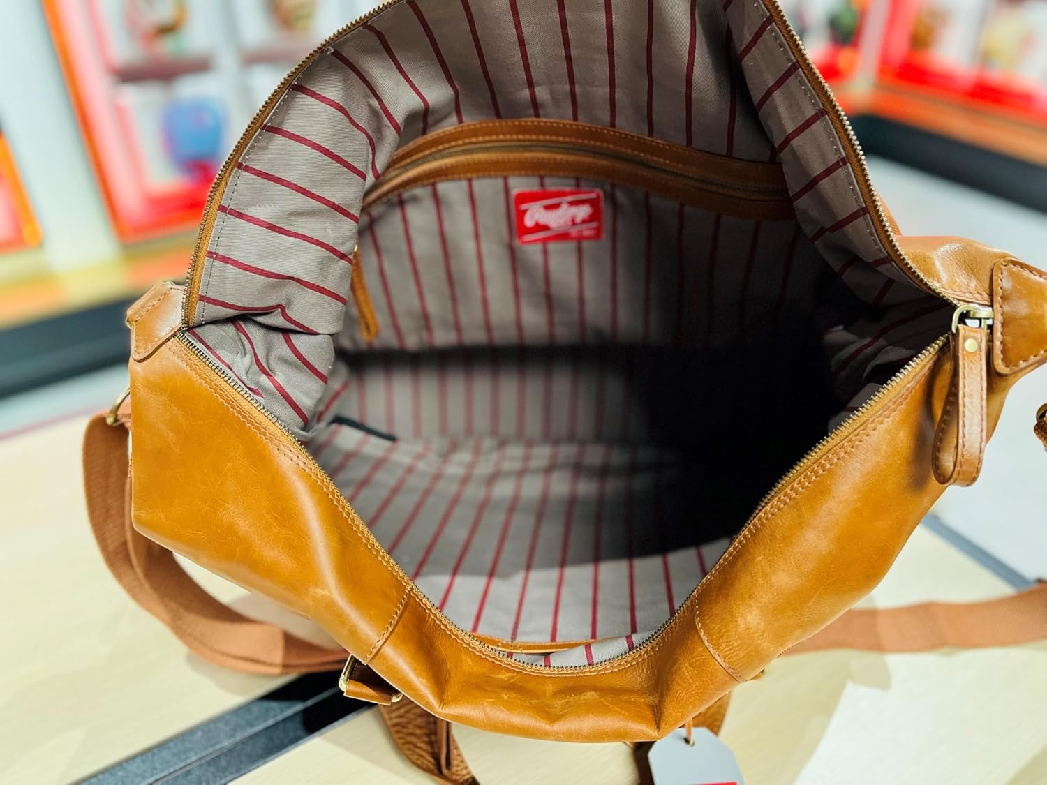 Rawlings | Leather Weekender Duffle Bag Collection | Genuine Leather | Multiple Styles & Colors