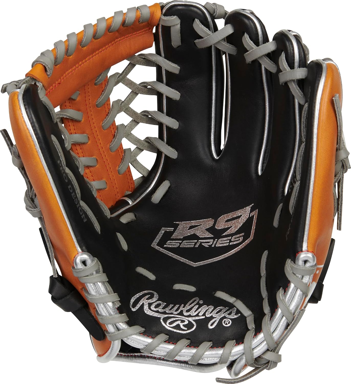 Rawlings | R9 CONTOUR Baseball Glove | 11.5' | Modified Trap-Eze Web | Right Hand Throw