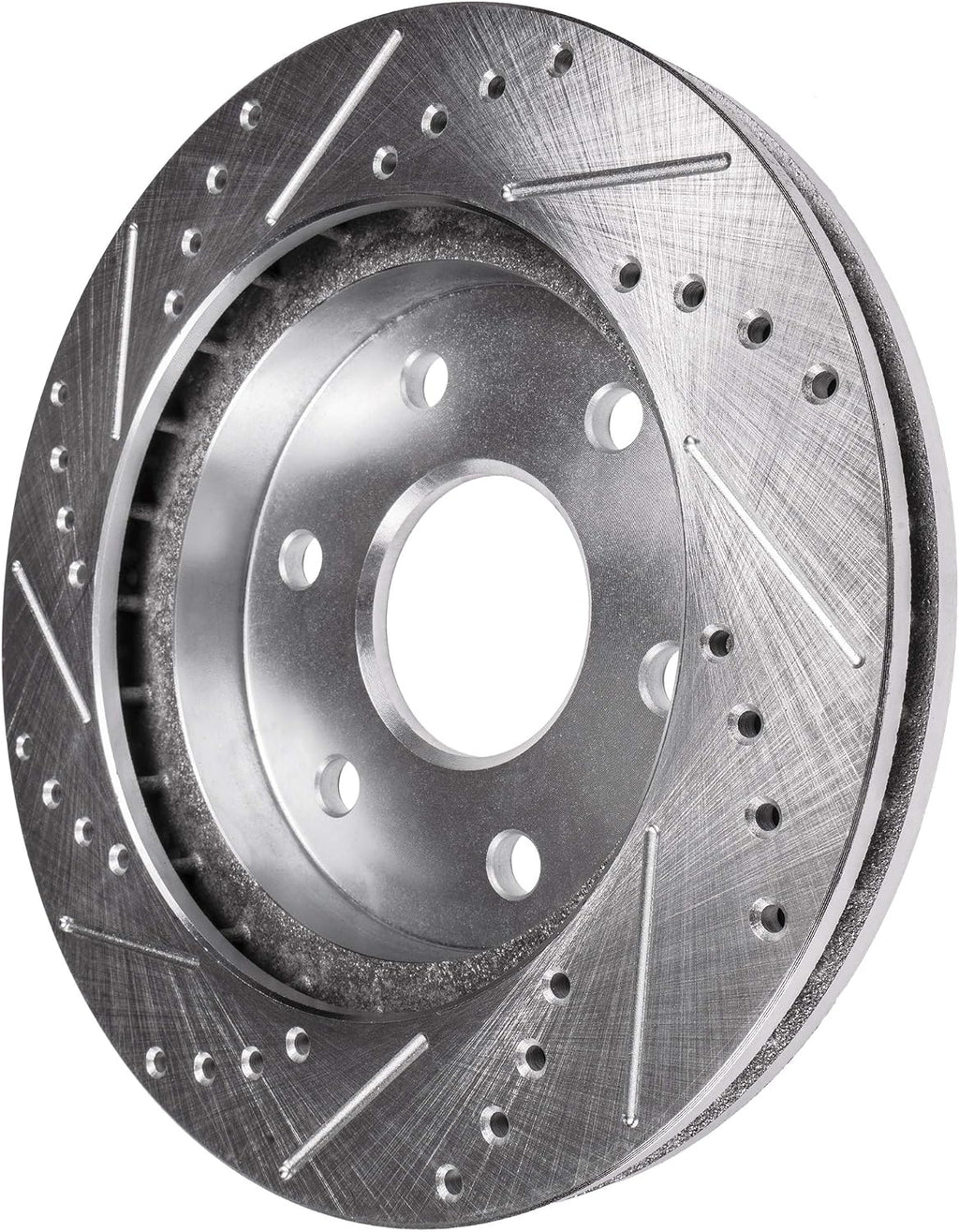Detroit Axle - Brake Rotors for 2017 2018 2019 2020 2021 2022 2023 2024 Nissan TITAN Drilled and Slotted Disc Brake Rotors Replacement : 13.78' inch Front and 13.58' inch Rear Rotors