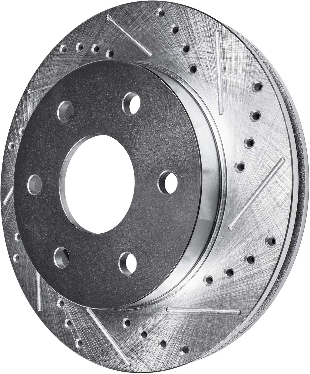 Detroit Axle - Brake Rotors for 2017 2018 2019 2020 2021 2022 2023 2024 Nissan TITAN Drilled and Slotted Disc Brake Rotors Replacement : 13.78' inch Front and 13.58' inch Rear Rotors