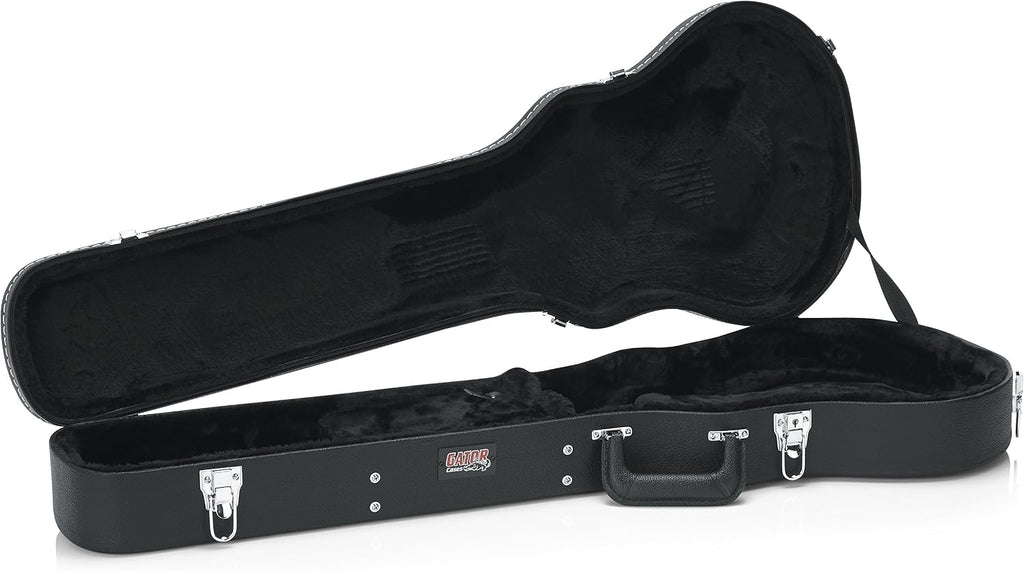 Gator Cases Deluxe Wood Hard-Shell Case for Les Paul Electric Guitars (GW-LPS)