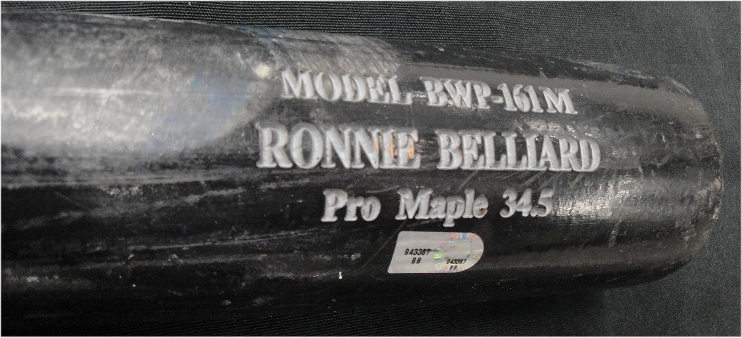 Ron Belliard Official Major League Game Used Baseball Bat Dodgers Single MLB 345