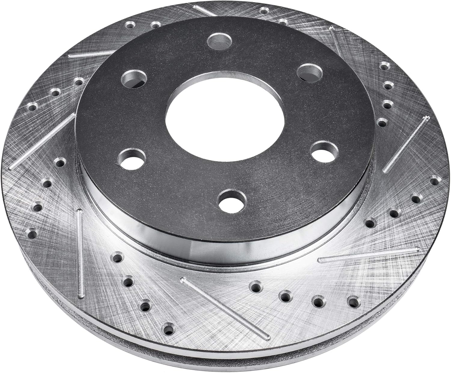 Detroit Axle - Brake Rotors for 2017 2018 2019 2020 2021 2022 2023 2024 Nissan TITAN Drilled and Slotted Disc Brake Rotors Replacement : 13.78' inch Front and 13.58' inch Rear Rotors
