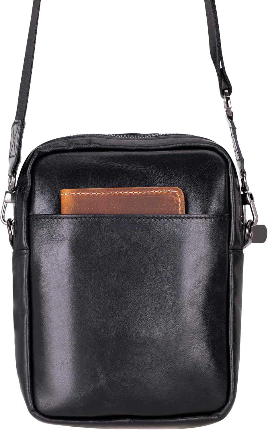 VENOULT Crossbody Leather Wallet for Man or Women fits iPhone 16 Pro MAX