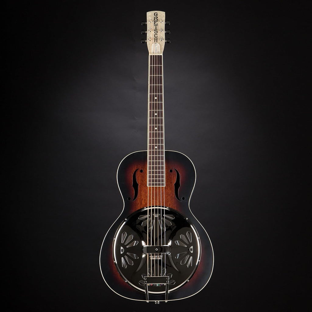 Gretsch G9220 Bobtail Round-Neck Mahogany Body Resonator - 2-Color Sunburst, Padauk Fingerboard