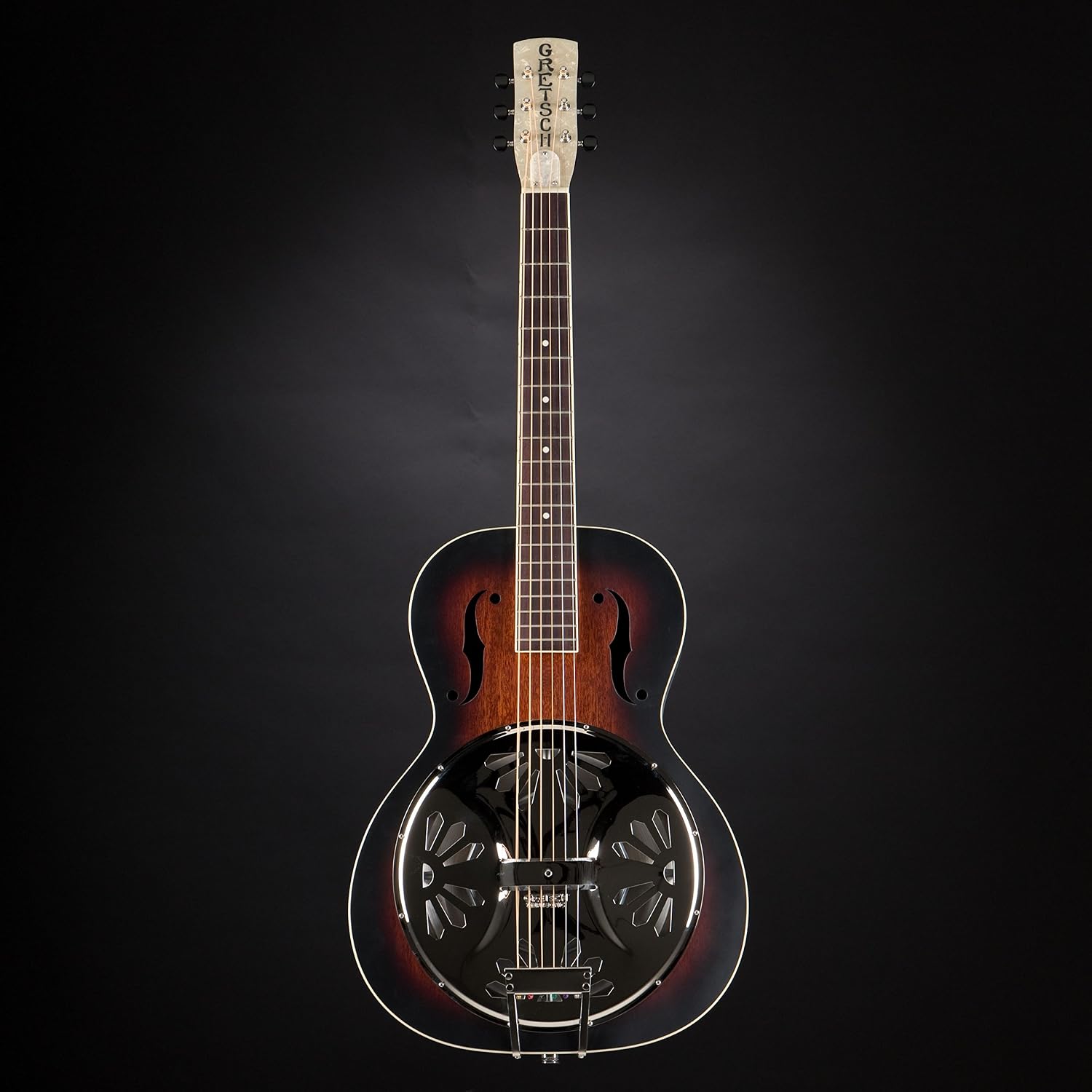 Gretsch G9220 Bobtail Round-Neck Mahogany Body Resonator - 2-Color Sunburst, Padauk Fingerboard
