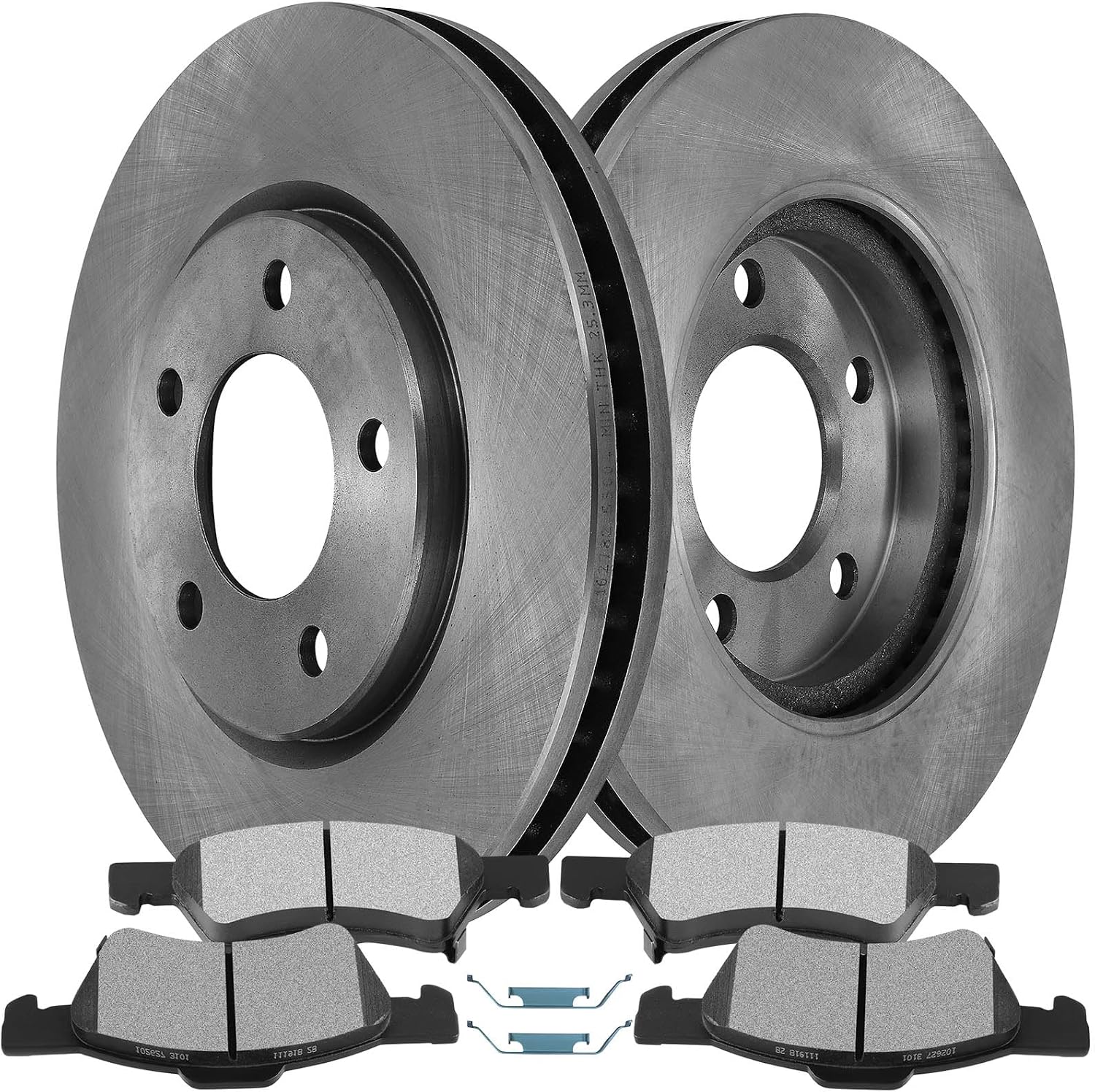 SCITOO Front 11.06' Brake Pads and Rotors Kits Fit For Chrysler Town & Country 2001-2007,For Dodge Caravan 2001-2007,For Dodge Grand Caravan 2001-2007