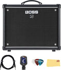 Boss Katana-50 Gen 3 50-Watt 1x12-Inch Guitar Combo Amplifier Bundle with Gearlux Instrument Cable, Tuner, Picks, and Austin Bazaar Polishing Cloth