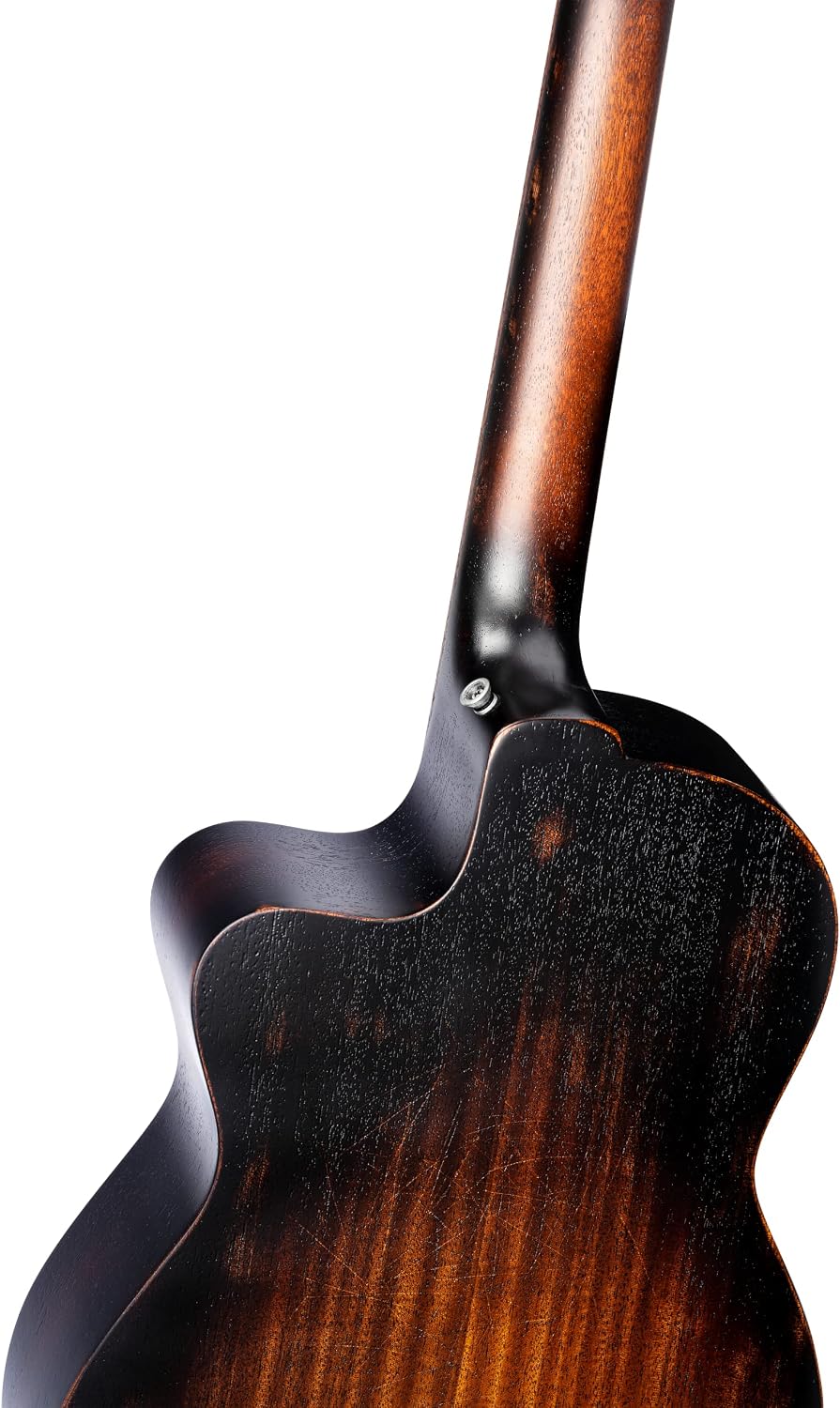 Ortega Guitars 6 String Private Room Distressed Suite Solid Top Slim Neck Acoustic-Electric Nylon Classical Guitar w/Bag, Right (DSSUITE-C/E)