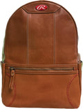 Rawlings | Leather Backpack Collection | Genuine Leather | Brown | 12' W x 16' H x 4.5' D