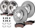Detroit Axle - 8pc Brake Kit for Chevrolet Suburban 1500 Avalanche Tahoe GMC Yukon XL 1500 Cadillac Escalade EXT ESV Rear Disc Brake Rotors Ceramic Brakes Pads Replacement