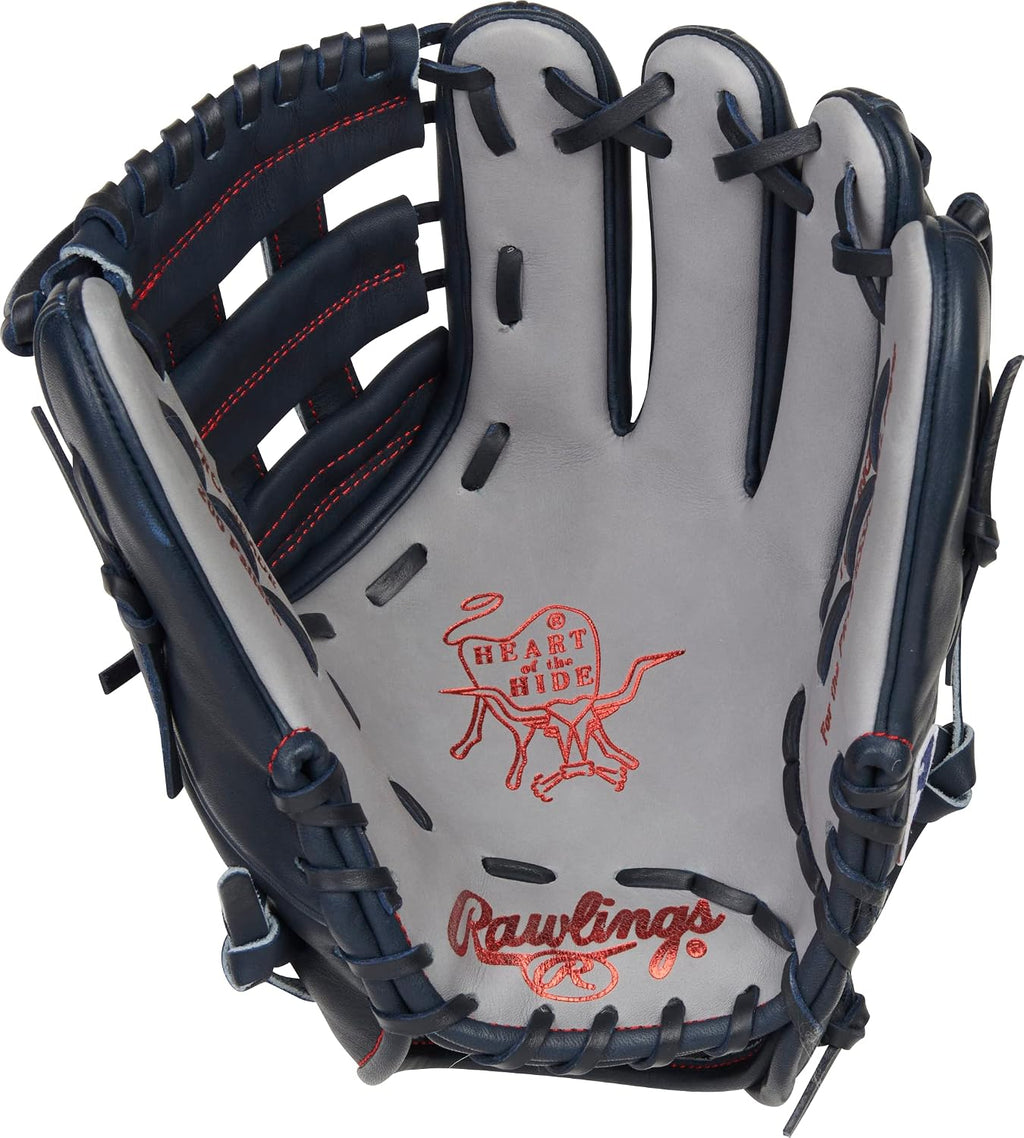 Rawlings | Heart of The Hide MLB Team Logo Baseball Glove | All MLB Team Options Available