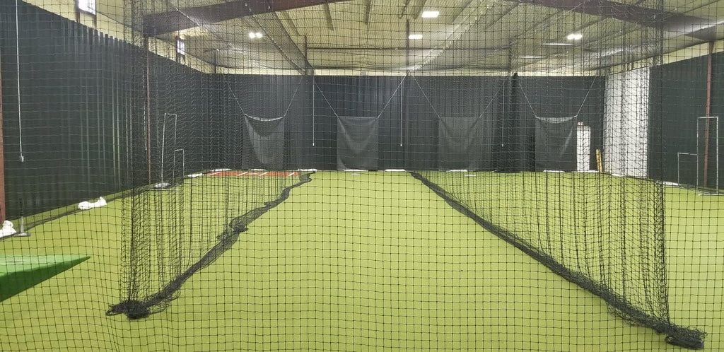 NET ONLY 10' Batting Cage Net ONLY HDPE (60PLY) with Door and Free BACKSTOP 10 x 12 x 30, 10 x 12 x 40 x 10 x 12 x 50, 10 x 12 x 60 Heavy Duty Baseball