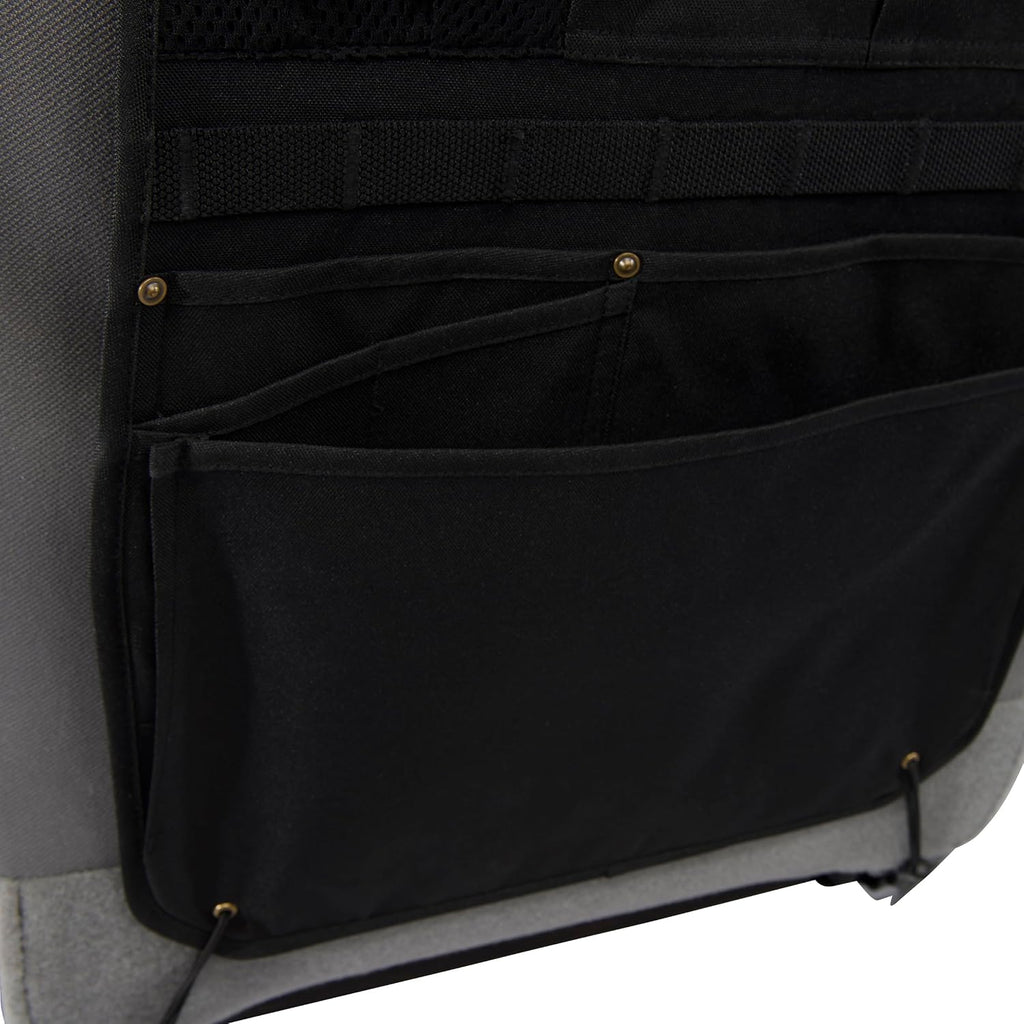 Carhartt Universal Nylon Duck Automotive Seat Back Organizer,Organization for Work and Kids,Black,(Pack of 8)