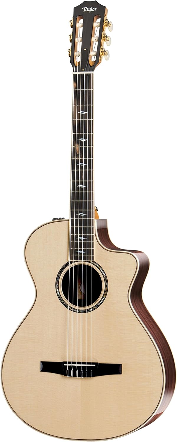 Taylor 812ce-N Grand Concert Cutaway Nylon-String - Natural Sitka Spruce Top