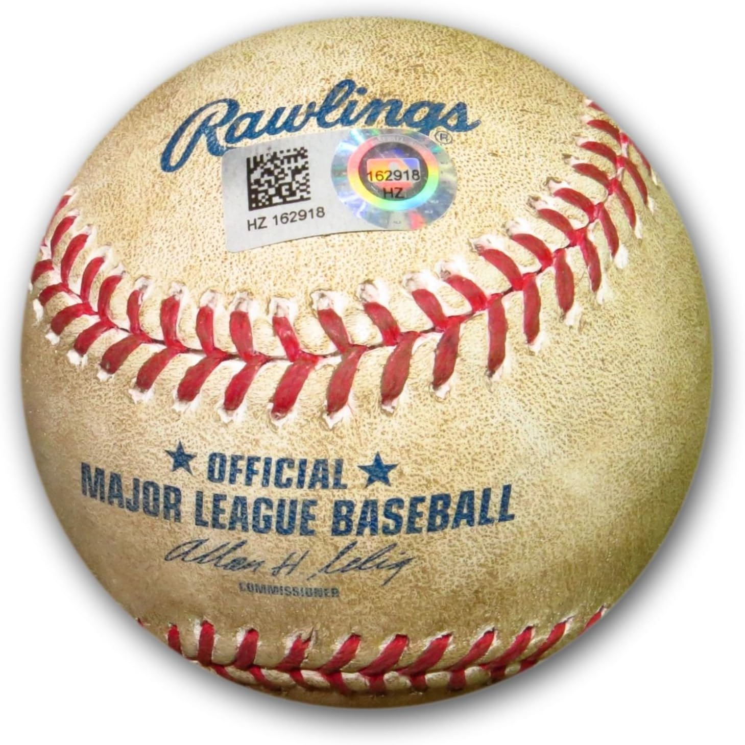 Carl Crawford Game Used Baseball 8/30/13 Dodgers Hit Single vs. Padres HZ162918