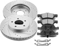 SCITOO Front 11.92' Brake Pads and Rotors Kits Fit For Ford For Escape 2005 2006 2007 2008 2009 2010 2011 2012,For Mazda Tribute 2005-2006 2008-2011,For Mercury Mariner 2005-2011